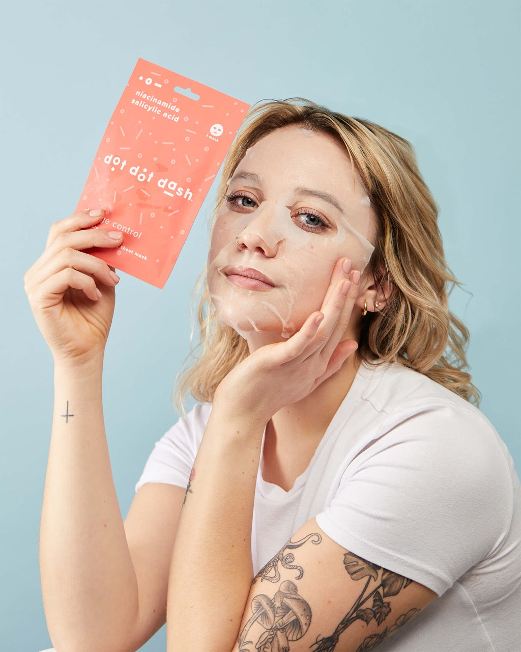 Dot Dot Dash Damage Control Mask