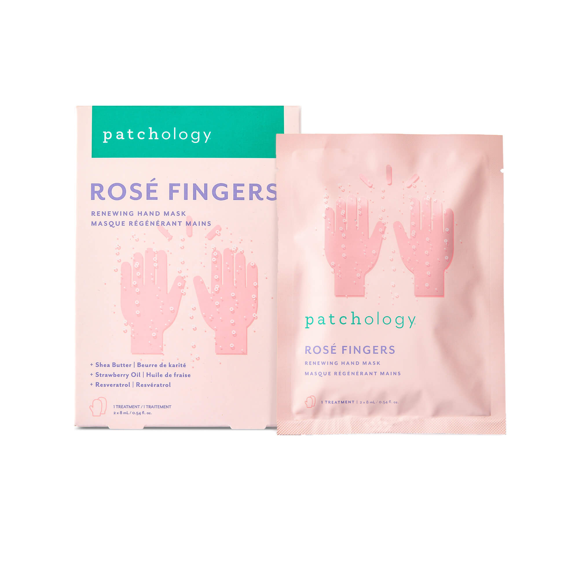 Rosé Fingers Hand Mask