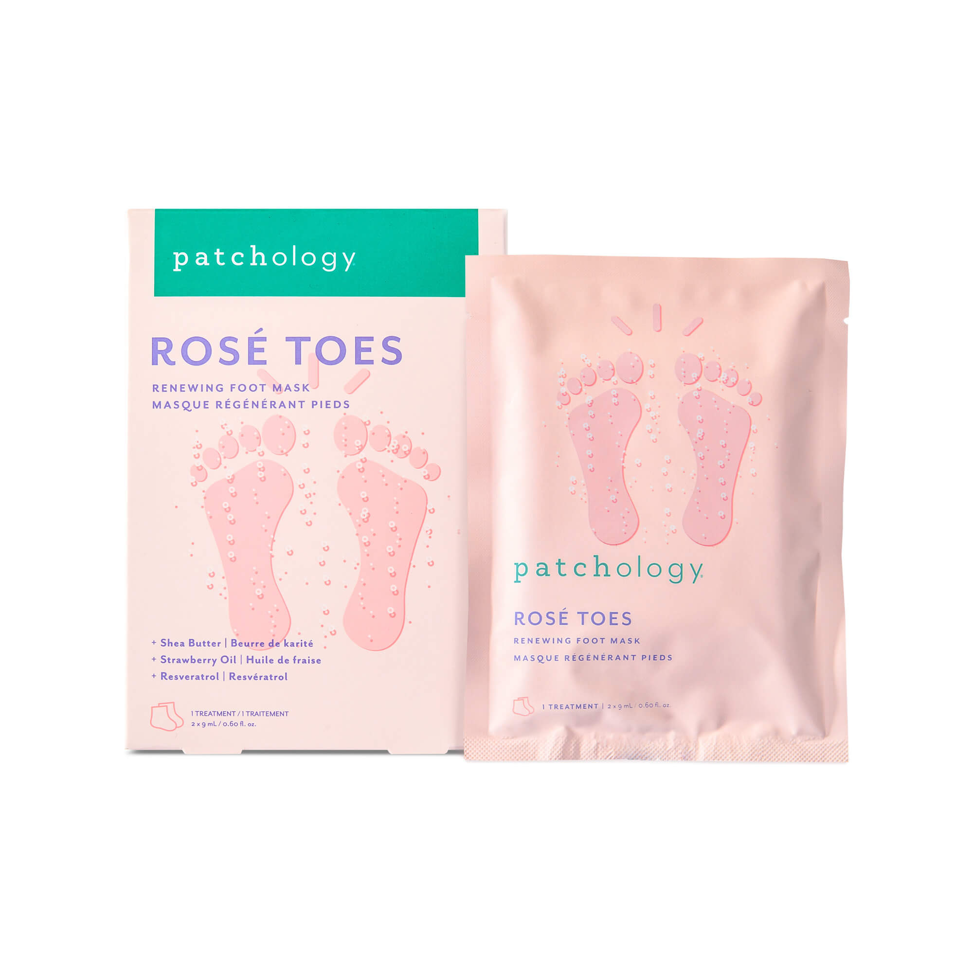 Rosé Toes Foot Mask